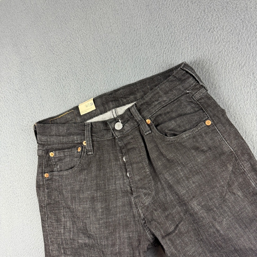 Levis 501 Jean Mens 30x34 Black Straight Leg Regular Fit Button Fly Original NWT